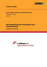 Die Entwicklung des Violoncellos zum Soloinstrument