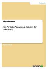 Die Portfolio-Analyse am Beispiel der BCG-Matrix