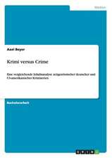 Krimi versus Crime