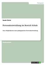 Personalentwicklung im Bereich Schule