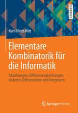 Elementare Kombinatorik für die Informatik: Abzählungen, Differenzengleichungen, diskretes Differenzieren und Integrieren