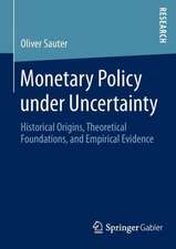 Monetary Policy under Uncertainty