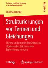 Strukturierungen von Termen und Gleichungen: Theorie und Empirie des Gebrauchs algebraischer Zeichen durch Experten und Novizen