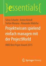 Projektwissen spielend einfach managen mit der ProjectWorld: HMD Best Paper Award 2015