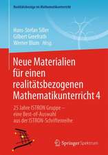 Neue Materialien für einen realitätsbezogenen Mathematikunterricht 4