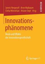 Innovationsphänomene: Modi und Effekte der Innovationsgesellschaft