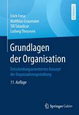 Grundlagen der Organisation: Entscheidungsorientiertes Konzept der Organisationsgestaltung