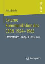 Externe Kommunikation des CERN 1954-1965