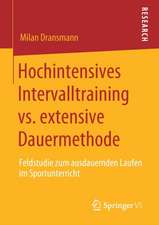 Hochintensives Intervalltraining vs. extensive Dauermethode