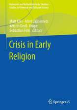 Crisis in Early Religion