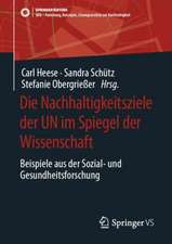 Die Nachhaltigkeitsziele der UN im Spiegel der Wissenschaft: Beispiele aus der Sozial- und Gesundheitsforschung