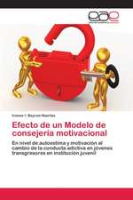 Efecto de Un Modelo de Consejeria Motivacional