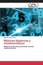 Matrices Dispersas y Metaheuristicas