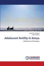 Adolescent fertility in Kenya