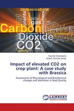 Impact of elevated CO2 on crop plant