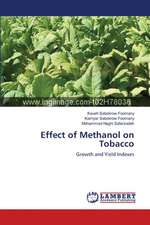 Effect of Methanol on Tobacco