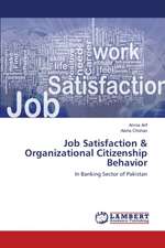 Job Satisfaction & Organizational Citizenship Behavior