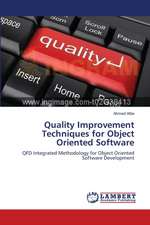 Quality Improvement Techniques for Object Oriented Software