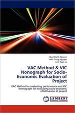 VAC Method & VIC Nonograph for Socio-Economic Evaluation of Project