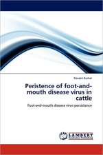 Peristence of foot-and-mouth disease virus in cattle