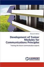 Development of Trainer Modules for Communications Principles