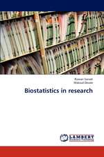 Biostatistics in research