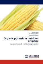 Organic potassium nutrition of maize