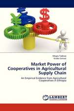 Market Power of Cooperatives in Agricultural Supply Chain