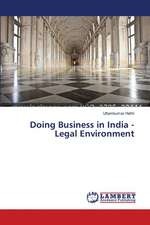 Doing Business in India - Legal Environment