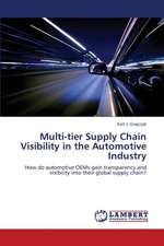 Multi-tier Supply Chain Visibility in the Automotive Industry