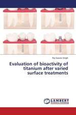 Evaluation of bioactivity of titanium after varied surface treatments