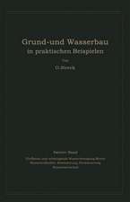 Grund- und Wasserbau in praktischen Beispielen: Zweiter Band. Fließende und schwingende Wasserbewegung, Wehre Wasserauflaufen, Bewässerung, Entwässerung Wasserwirtschaft