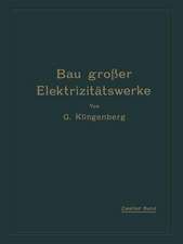 Bau großer Elektrizitätswerke: Zweiter Band: Verteilung elektrischer Arbeit über große Gebiete