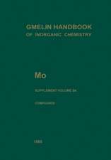 Mo Molybdenum: Hydrous Molybdates of Groups VA to VIB Metals (System Nos. 18 to 52)