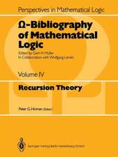 Ω-Bibliography of Mathematical Logic: Recursion Theory