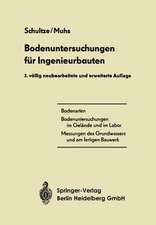 Bodenuntersuchungen für Ingenieurbauten