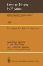 Molecular Clouds in the Milky Way and External Galaxies: Proceedings of a Symposium Held at the University of Massachusetts in Amherst, November 2–4, 1987