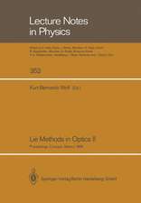 Lie Methods in Optics II: Proceedings of the Second Workshop Held at Cocoyoc, Mexico July 19–22, 1988