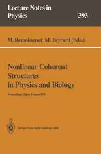 Nonlinear Coherent Structures in Physics and Biology: Proceedings of the 7th Interdisciplinary Workshop Held at Dijon, France, 4–6 June 1991