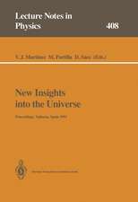 New Insights into the Universe: Proceedings of a Summer School Held in València, Spain, 23–27 September 1991