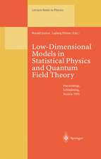 Low-Dimensional Models in Statistical Physics and Quantum Field Theory: Proceedings of the 34. Internationale Universitätswochen für Kern- und Teilchenphysik Schladming, Austria, March 4–11, 1995