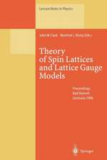 Theory of Spin Lattices and Lattice Gauge Models: Proceedings of the 165th WE-Heraeus-Seminar Held at Physikzentrum Bad Honnef, Germany, 14–16 October 1996