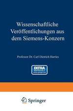 Wissenschaftliche Veröffentlichungen aus dem Siemens-Konzern: Erster Band 1920–1922