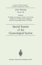 Joint Meeting: Special Reprint of the Gynecological Section