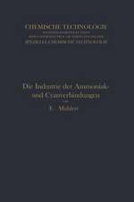 Die Industrie der Ammoniak- und Cyanverbindungen