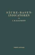 Säure-Basen- Indicatoren: Ihre Anwendung bei der Colorimetrischen Bestimmung der Wasserstoffionenkonzentration