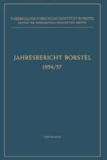 Jahresbericht Borstel: 1956/57