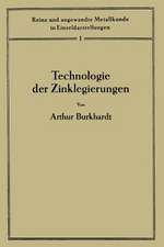 Technologie der Zinklegierungen