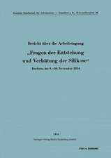 Bericht über die Arbeitstagung „Fragen der Entstehung und Verhütung der Silikose“: Bochum, am 8.–10. November 1934