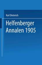 Helfenberger Annalen 1905: Band XVIII